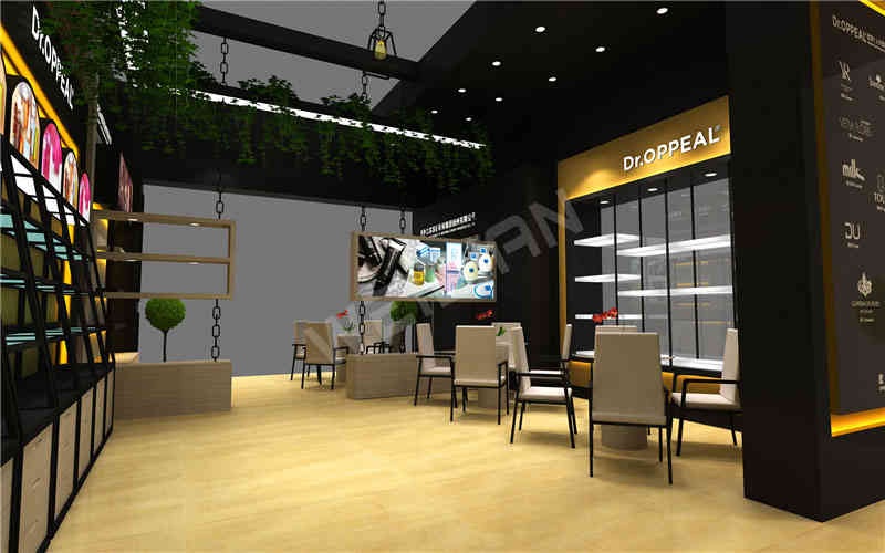 廣州展臺設計搭建公司裝修江蘇歐佩日化國際酒店用品廣州展會展臺設計搭建