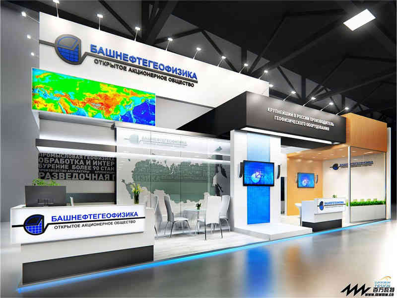 北京普源精電科技有限公司參展上海新國際博覽中心展覽設計展臺搭建5