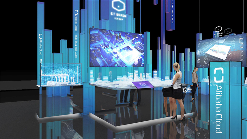 江蘇亨通光電股份有限公司參展廣州國際會(huì)議中心展覽設(shè)計(jì)展臺(tái)搭建4